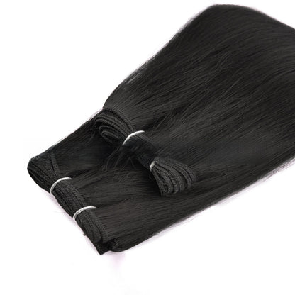 Heat Resistant Synthetic Hair Extensions Straight Weft