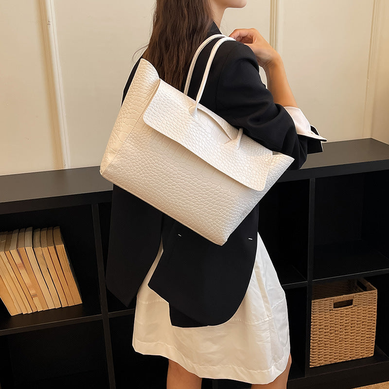 Crocodile Pattern Large Capacity Tote Bag