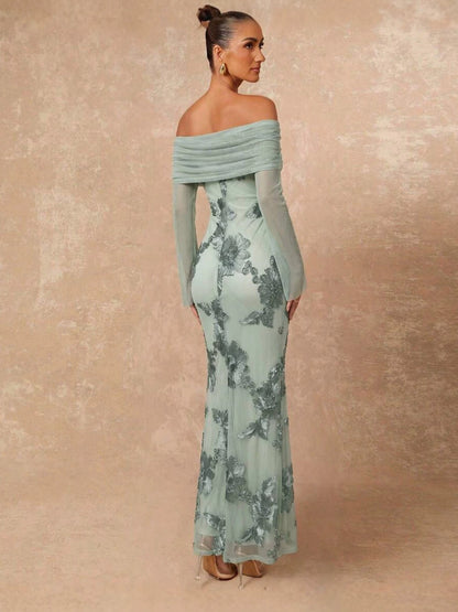Elegant One Shoulder Bodycon Dress
