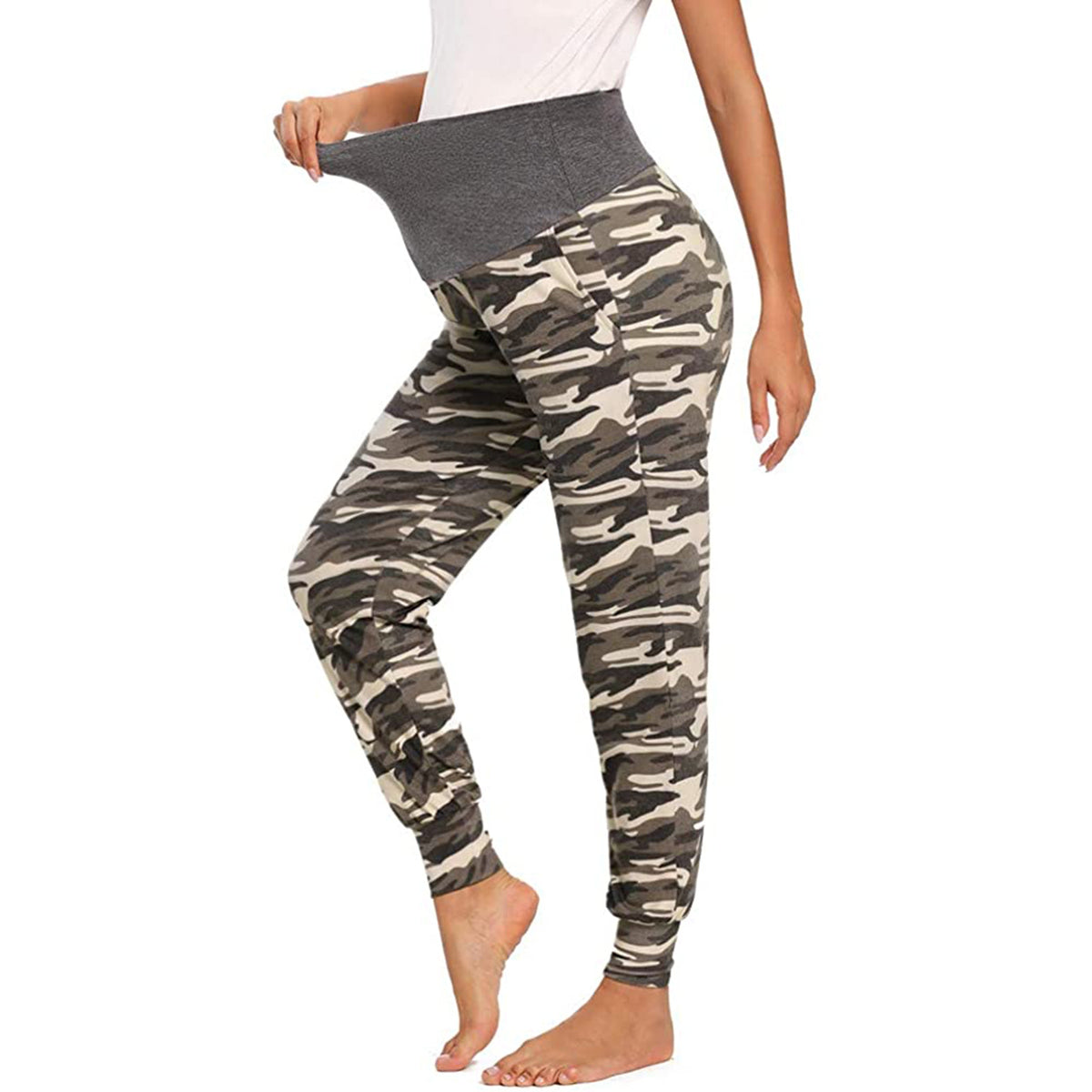 Maternity Joggers with Belly Support