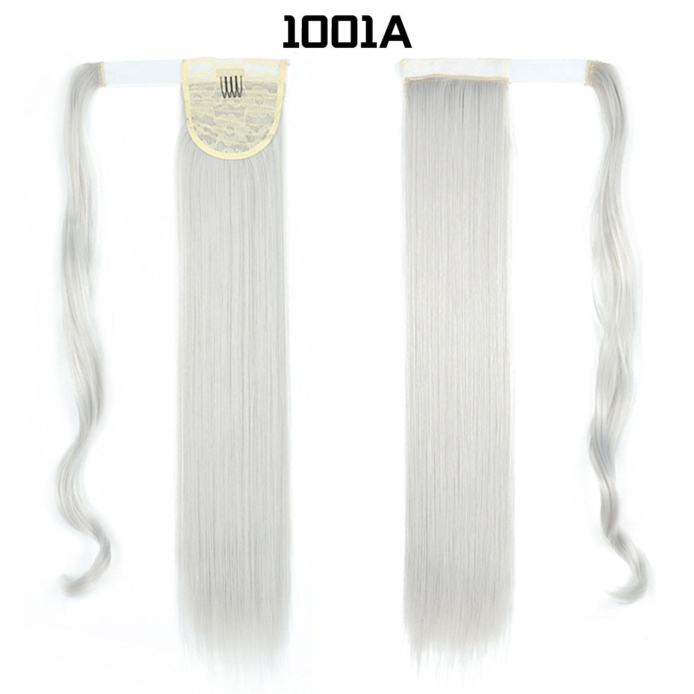 Lang steil haar klittenband paardenstaart