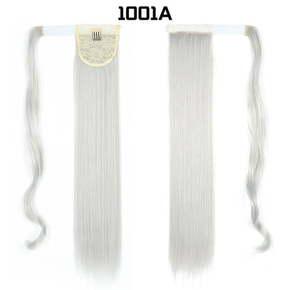 Lang steil haar klittenband paardenstaart