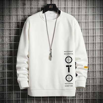 Heren Sweatshirt Met Lange Mouw En Bedrukking