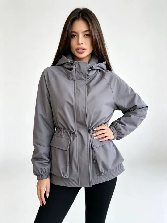 Womens Hooded Waterproof Outdoor Jacket