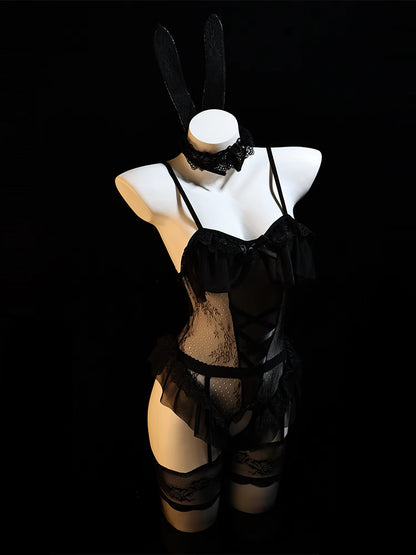 Sexy Bunny Girl Lingerie Costume