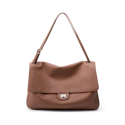 Top Grain Cowhide Leather Messenger Crossbody Shoulder Bag