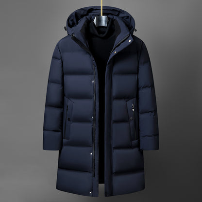 Men's Anti-Velvet Lined Hat Craft Down Jacket