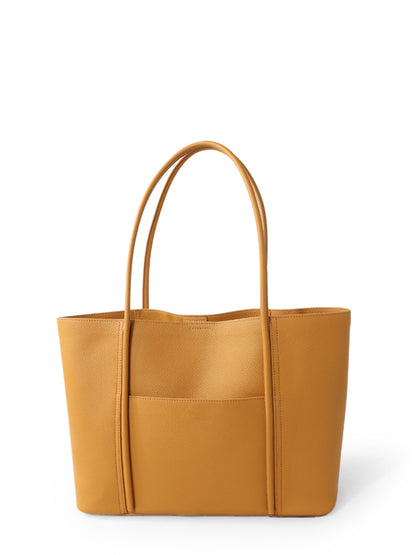 Togo Cowhide Large Capacity Tote Bag