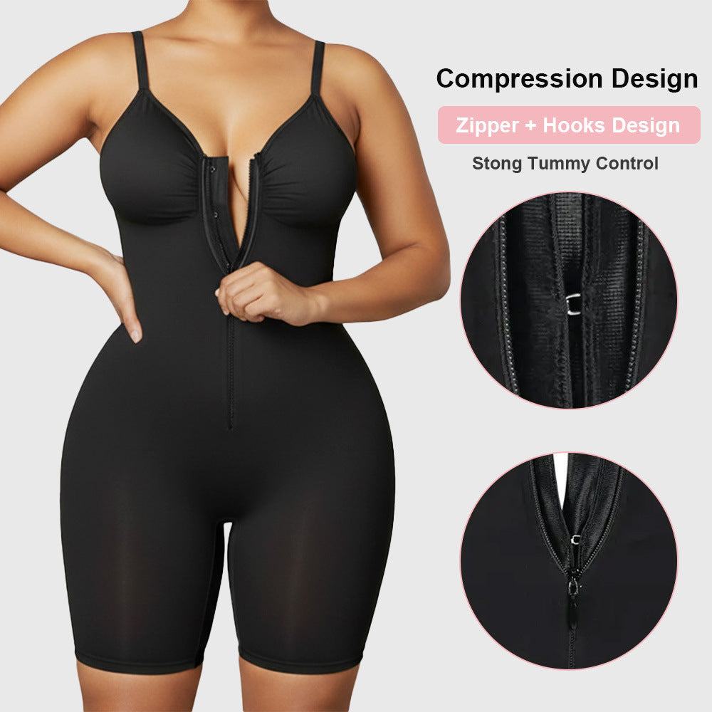 Womens High Elastic Shapewear Jumpsuit