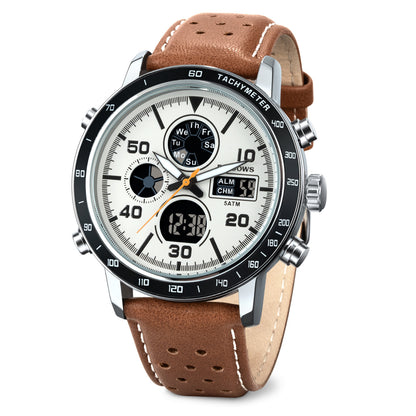 Chronograph Alarm Clock LED Business Multifunctional Electronic Watch