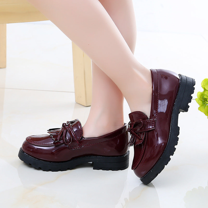Girls Princess Performance Tassel Shoes