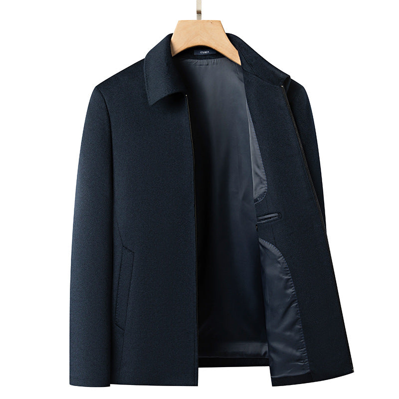 Mens Wool Blend Jacket Coat