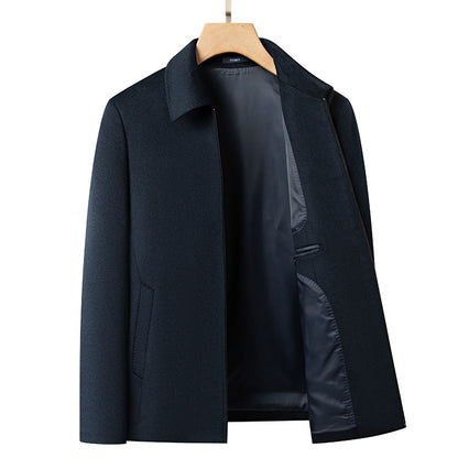 Mens Wool Blend Jacket Coat