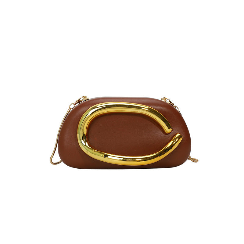 Elegant Chain Strap Clutch Bag