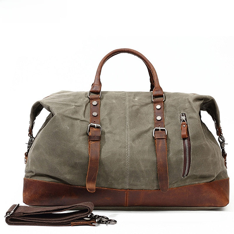 Ruime reistas van gewaxte canvas