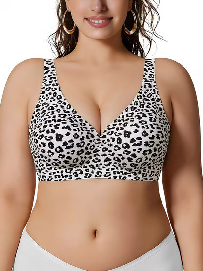 Supportive seamless breathable invisible bra