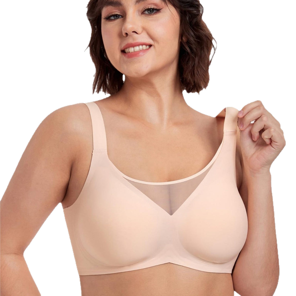 Seamless Wireless Minimizer Bra