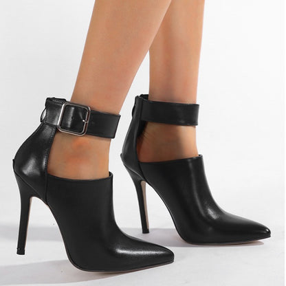 Womens Pointed Toe Stiletto Sandals