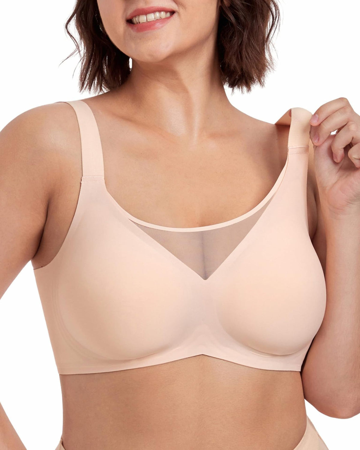 Seamless Wireless Minimizer Bra