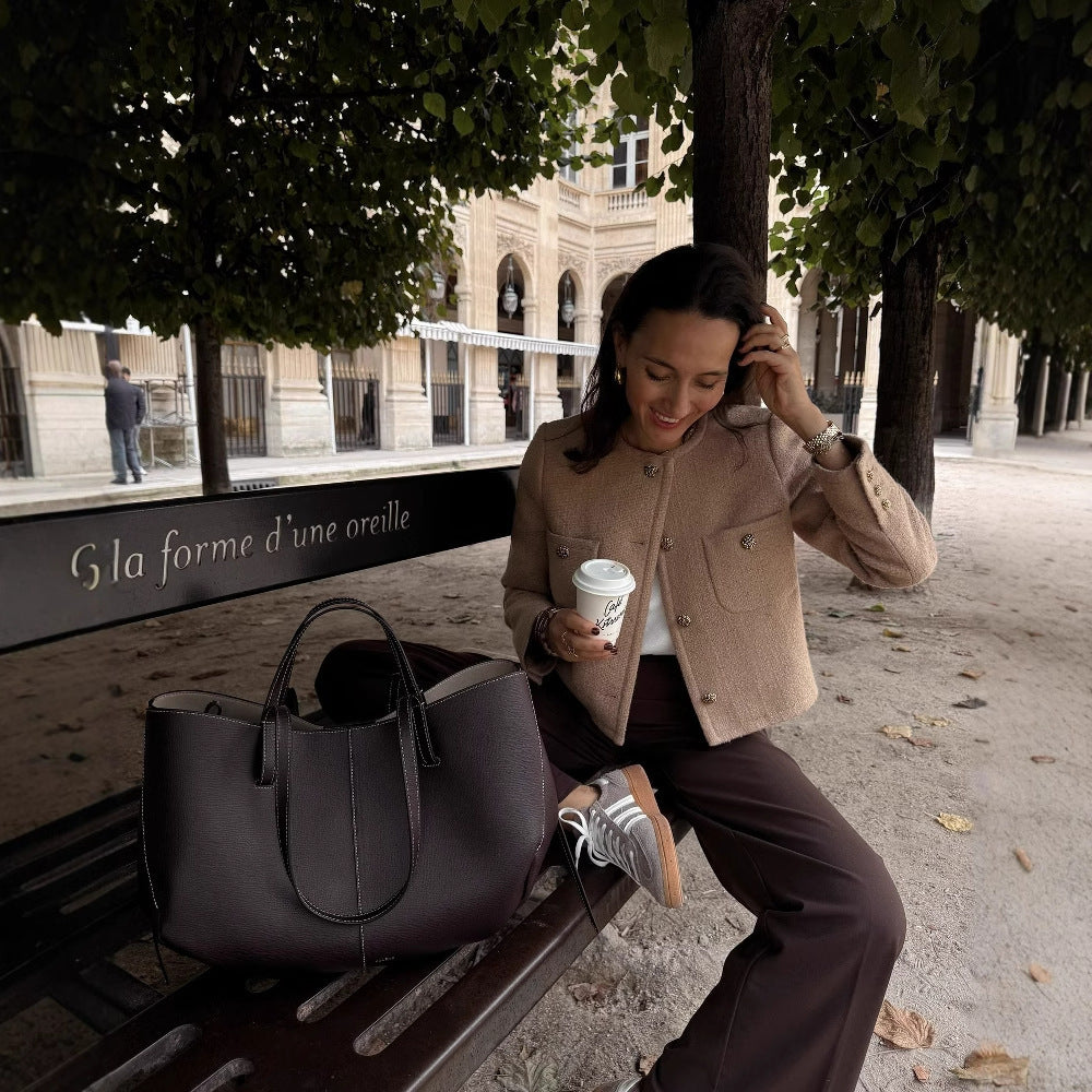 Tweed blazerjas voor dames