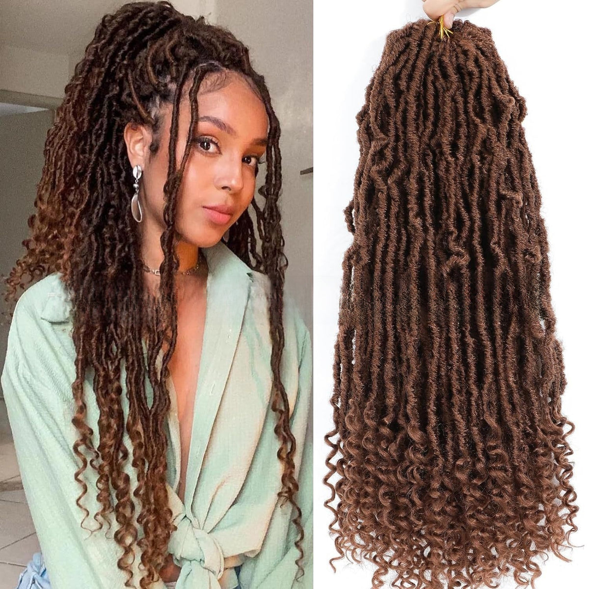 Synthetic fiber wig