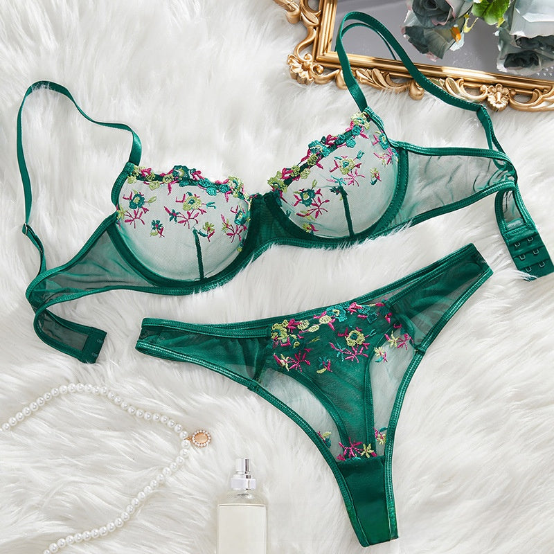 Lace Mesh Lingerie Set
