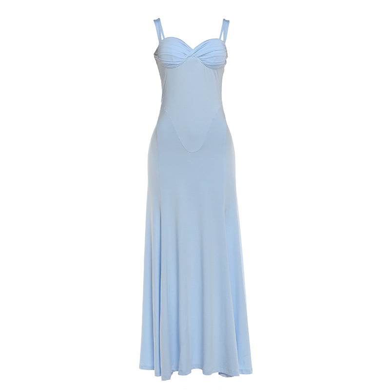 Women's Cross-Front Backless Dress