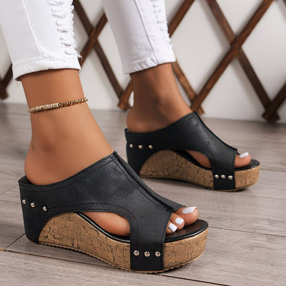 Womens Fish Mouth Platform High Heels
