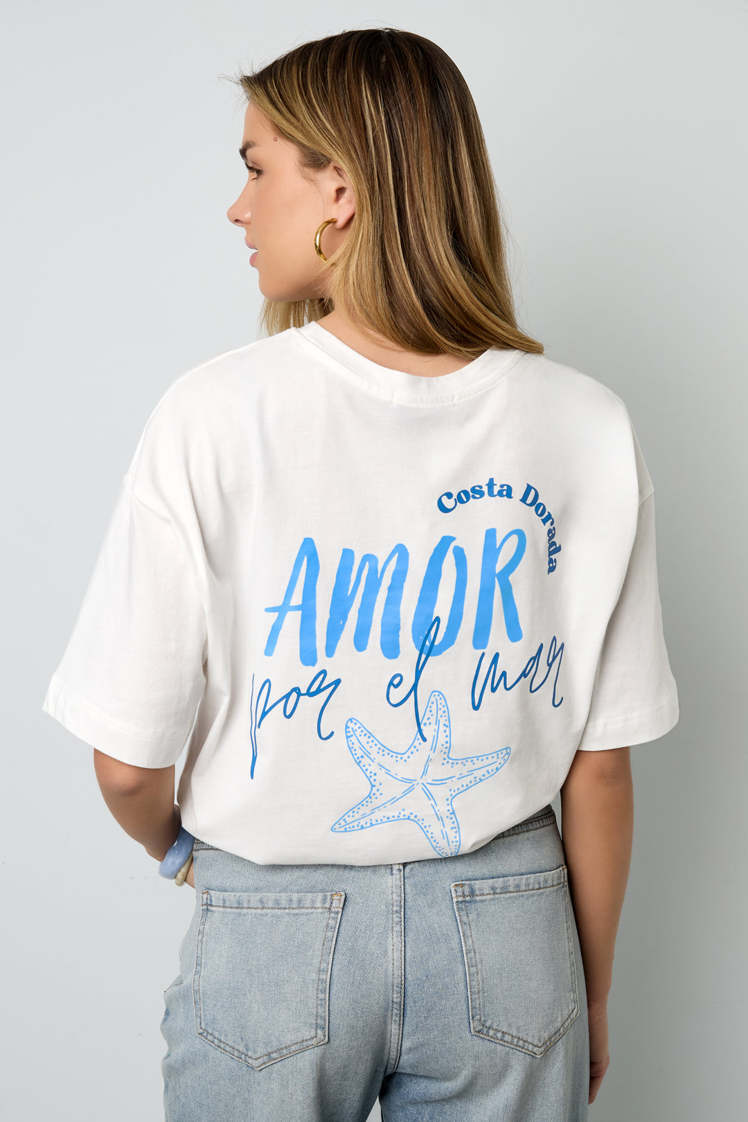 Amor por el mar oversized t-shirt