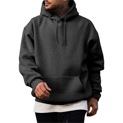 American Style Trendy Brand Solid Color Sweater Trendy Men's Suit Hoodie