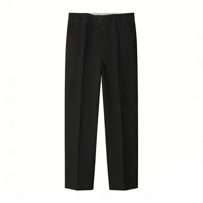 Men's Straight-Leg Cotton Casual Pants
