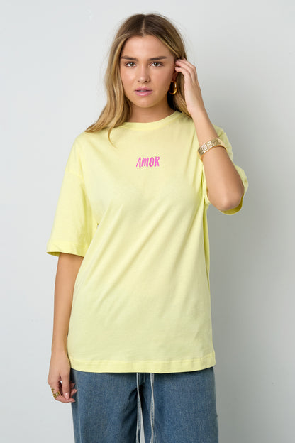 Amor por el mar oversized t-shirt