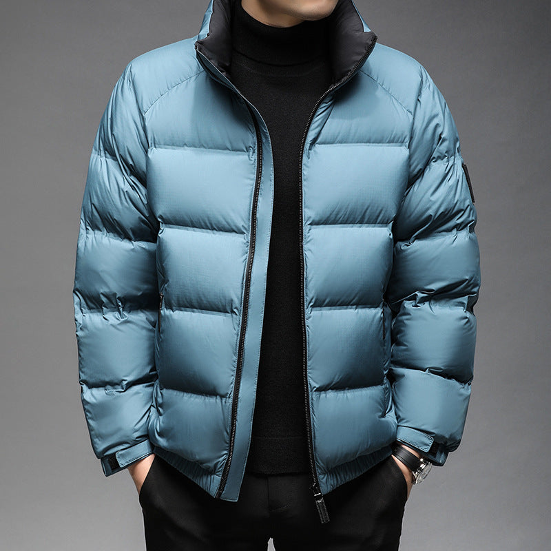 Heren casual puffer winterjas