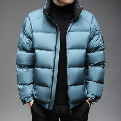 Heren casual puffer winterjas