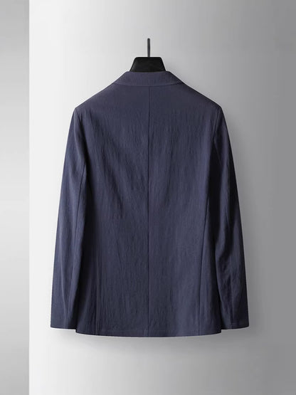 Men's single-breasted cotton casual jacket