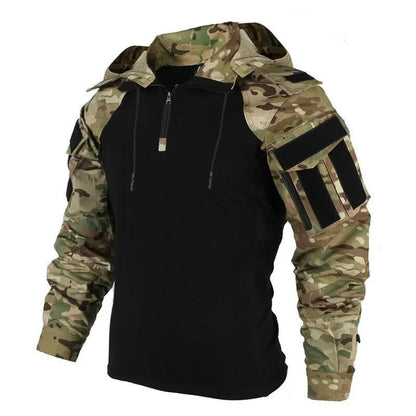 Long-sleeved men's loose tactical outdoor jacket