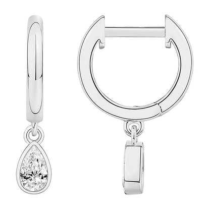 Brass Electroplated Zircon Stud Earrings