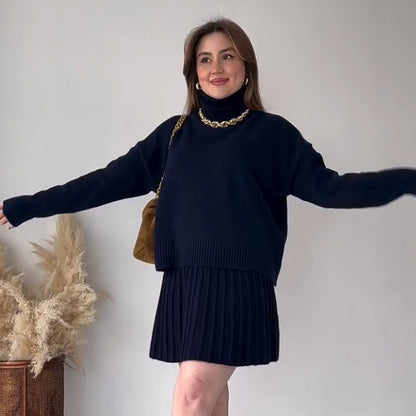 Dames All-matching Trui Korte Rok Tweedelig Pak