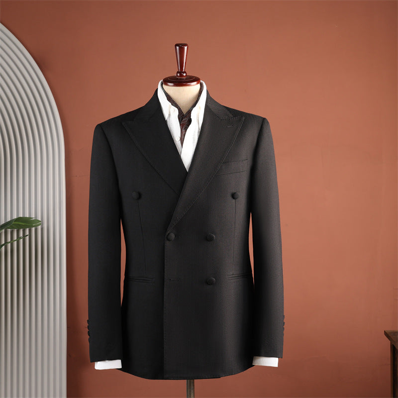 Mens Double Breasted Suit