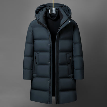 Men's Anti-Velvet Lined Hat Craft Down Jacket