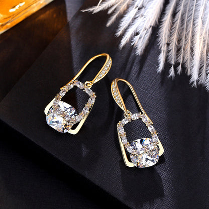 High-end niche lange oorbellen