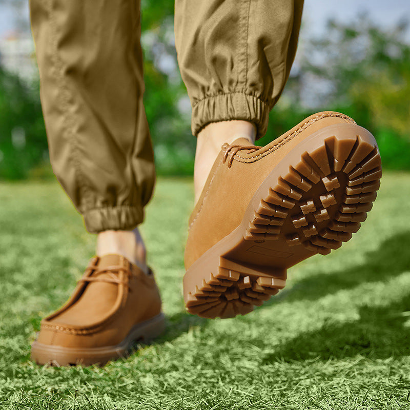 Mens Classic Leather Derby Shoes