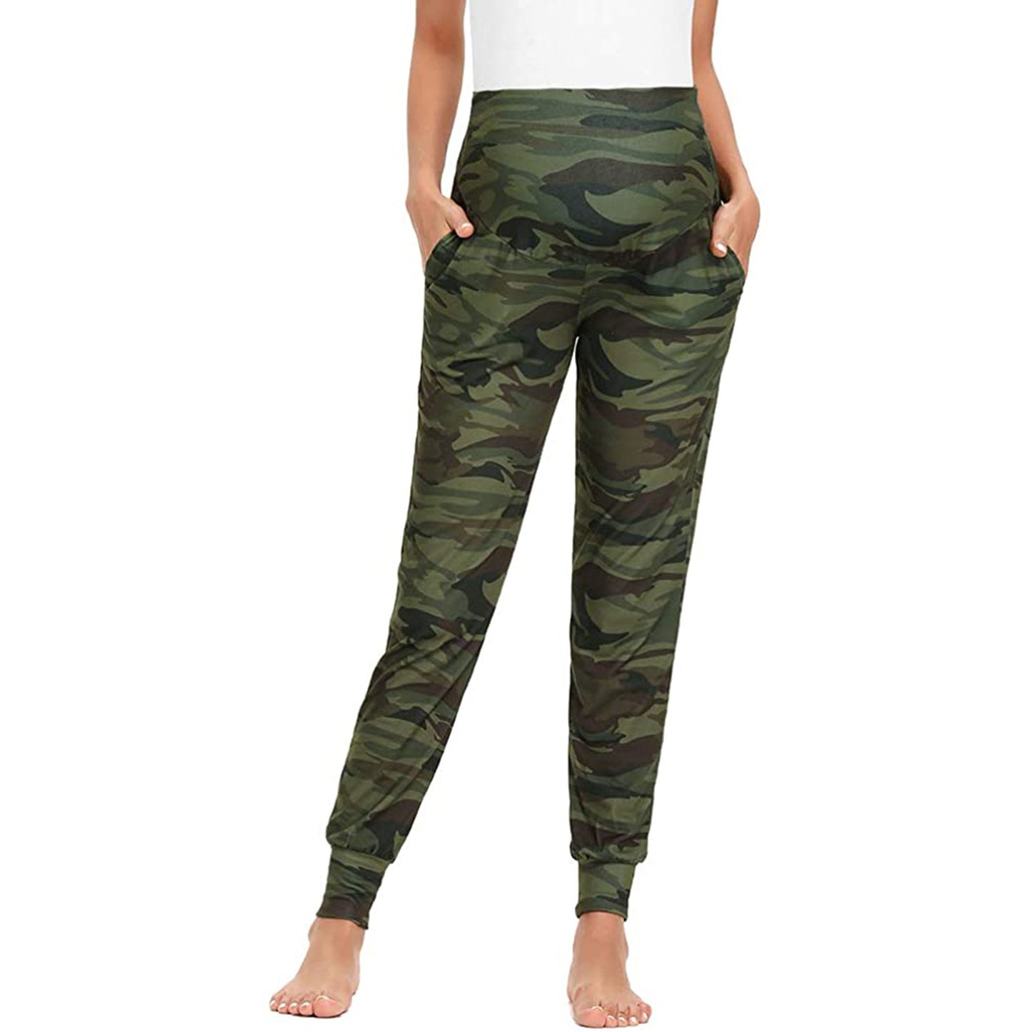 Maternity Joggers with Belly Support