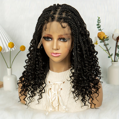 Gevlochten fly full lace synthetische wig