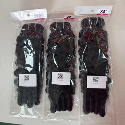 Curly Human Hair 1 Pcs Bundles Real Hair Wig