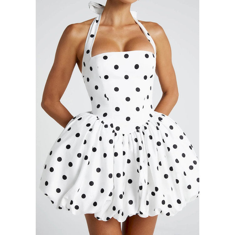 Halter Neck Tie Dress