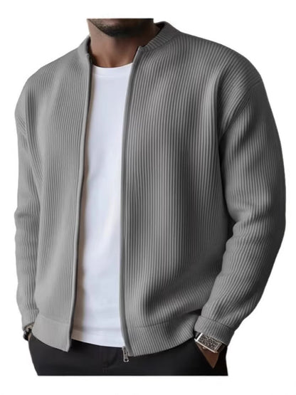 Mens Casual Corduroy Long Sleeve Jacket