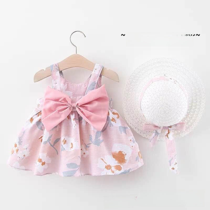 Girls Floral Summer Cotton Dress