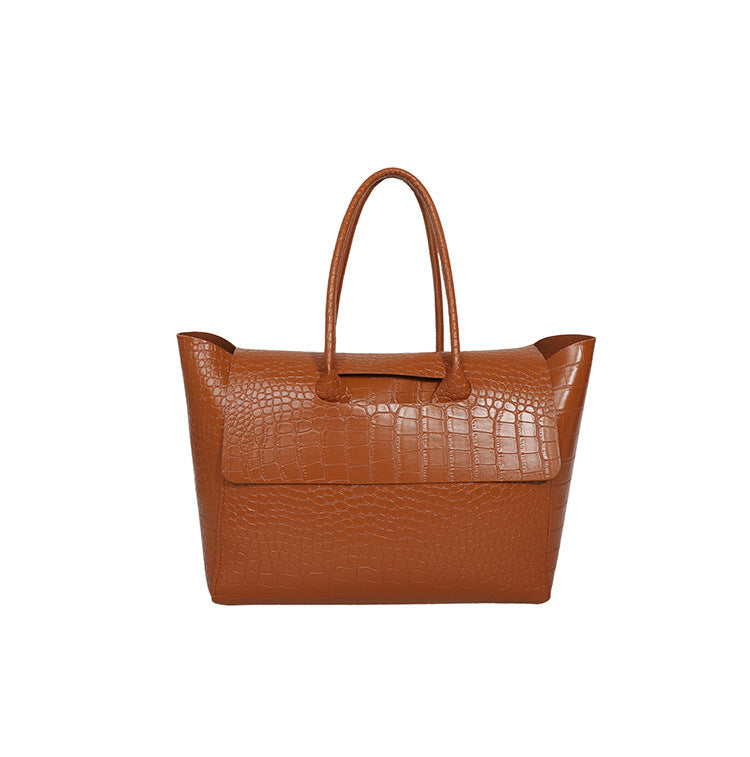 Crocodile Pattern Large Capacity Tote Bag