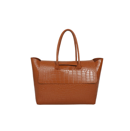 Crocodile Pattern Large Capacity Tote Bag